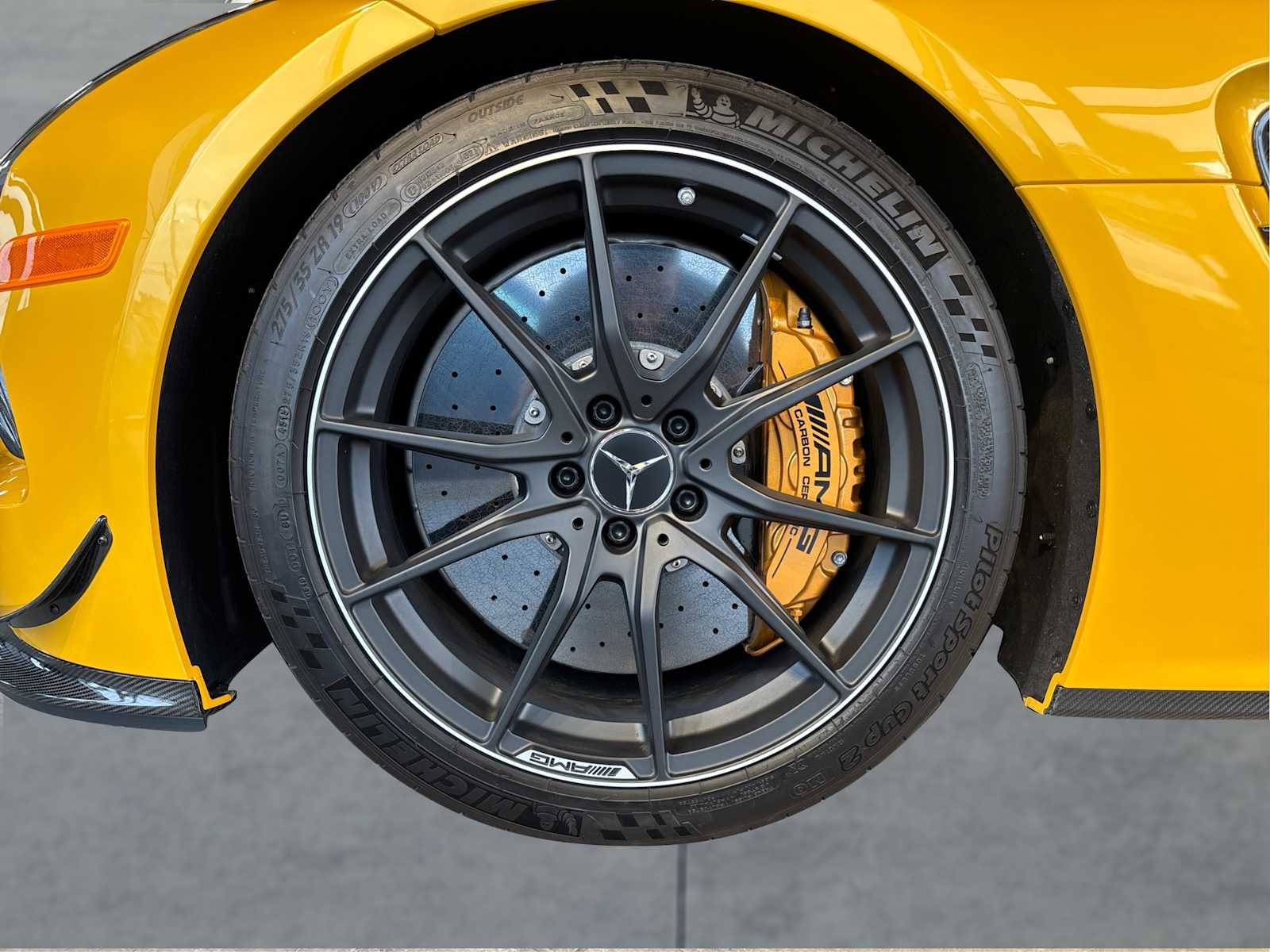 Used 2014 AMG Solarbeam Yellow Mercedes-Benz SLS AMG® Black Series image 11