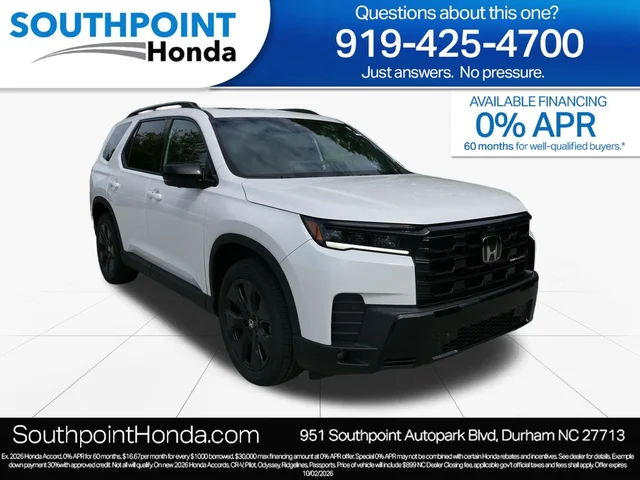 2026 Honda Pilot Black Edition