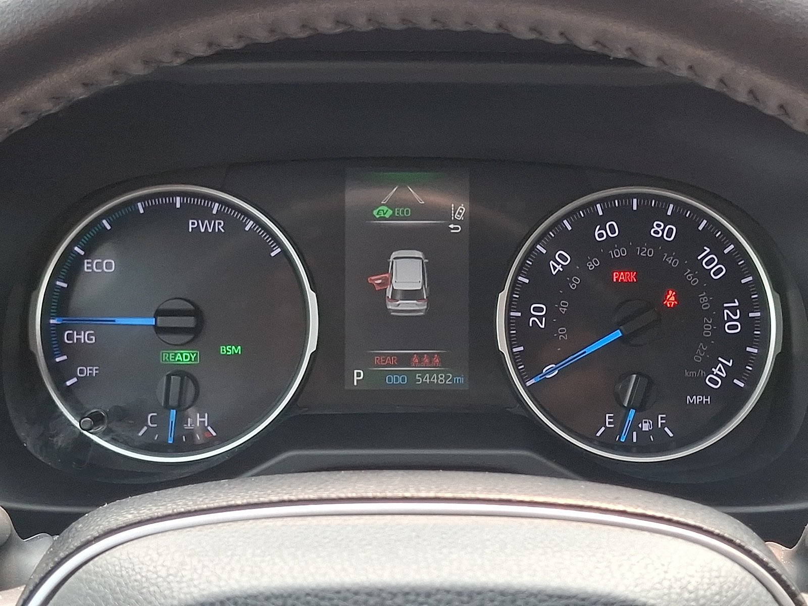 Used 2021 Ruby Flare Pearl Toyota Hybrid XLE image 21