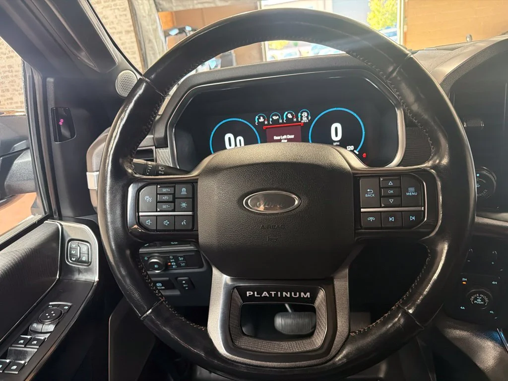 Used 2023 Antimatter Blue Metallic Ford Platinum image 24