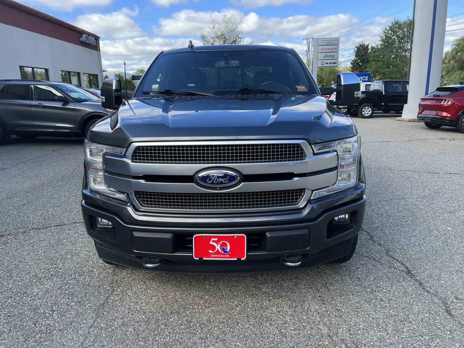 Used 2019 Gray Ford Platinum image 2