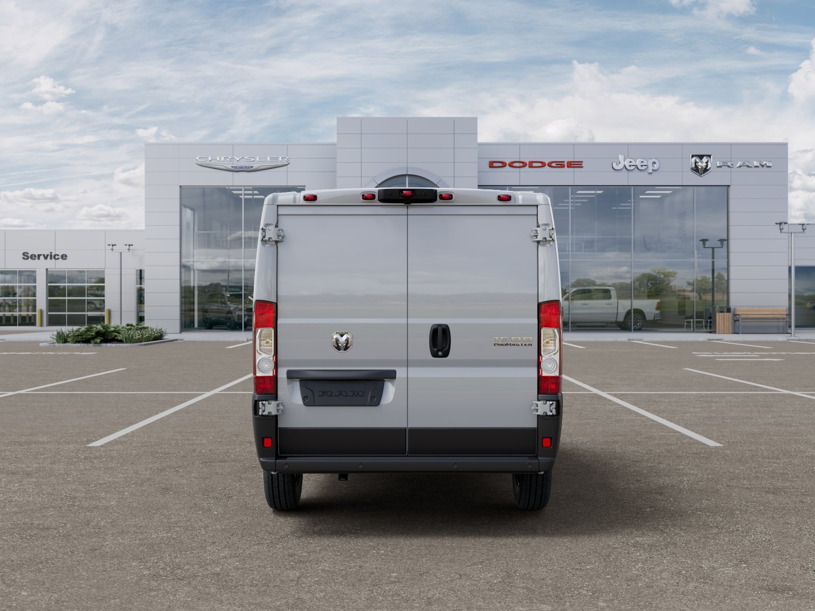 New 2026 Bright White Clear-Coat Exterior Paint RAM Low Roof image 7