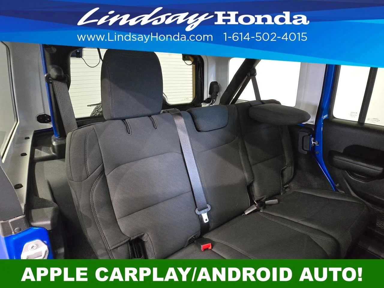 Used 2021 Hydro Blue Pearl Coat Jeep Unlimited Sport S image 9
