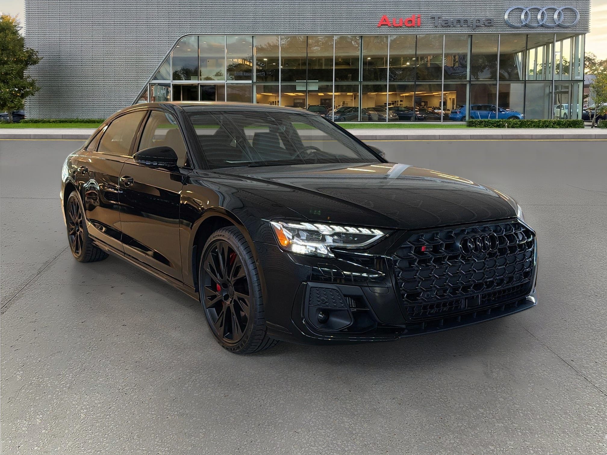 New 2026 Mythos Black Metallic Audi  image 1