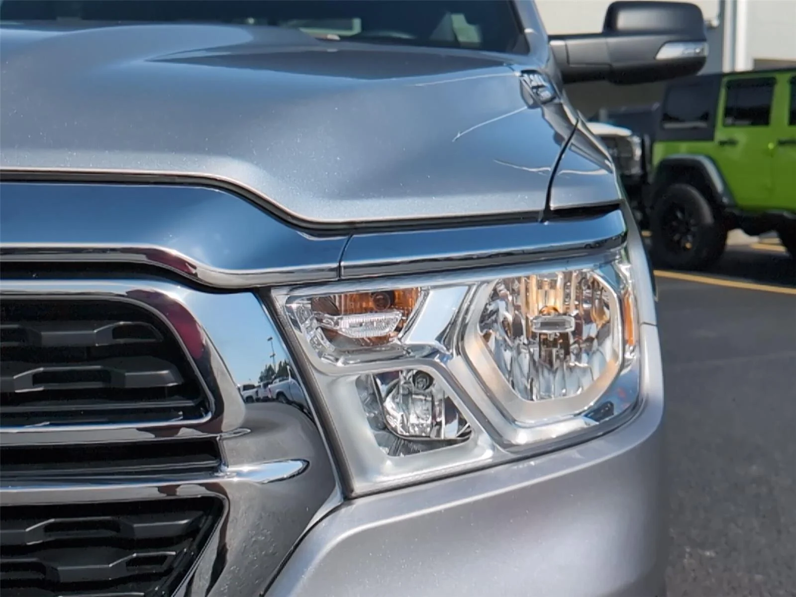 Used 2022 Billet Silver Metallic Clearcoat Ram Big Horn image 11