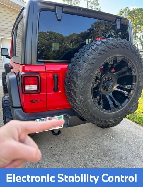 Used 2021 Red Jeep Unlimited Sport image 5