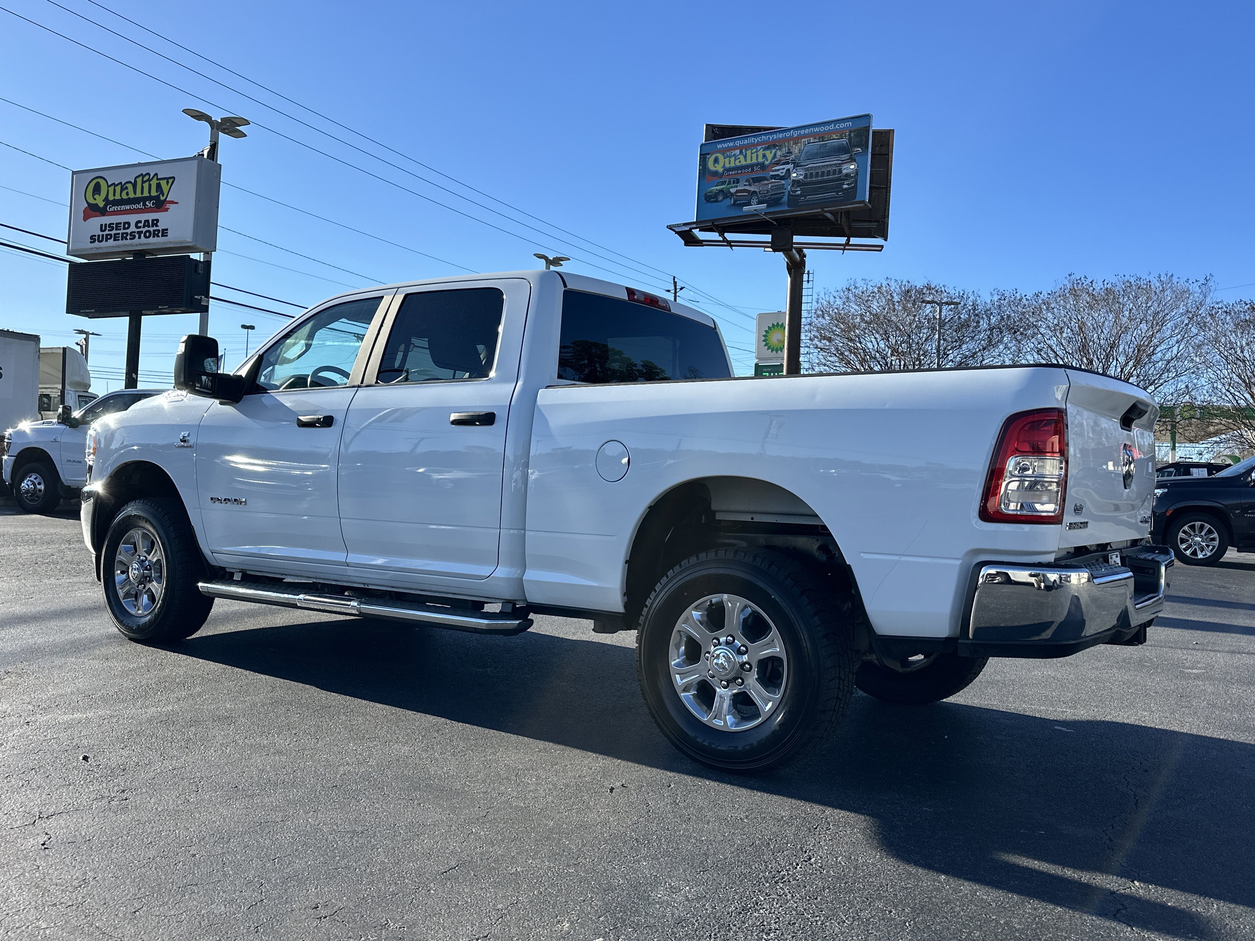 Used 2024 Bright White Clearcoat Ram Big Horn image 6