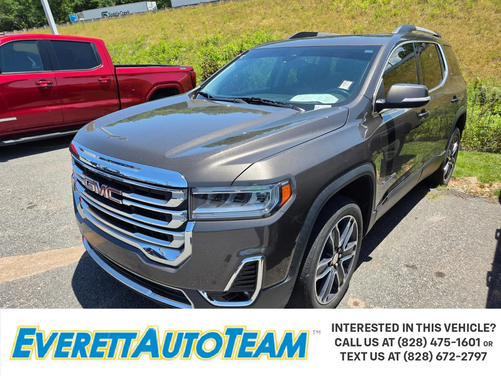 Used 2020 SMOKEY QUARTZ METALLIC GMC SLT image 1