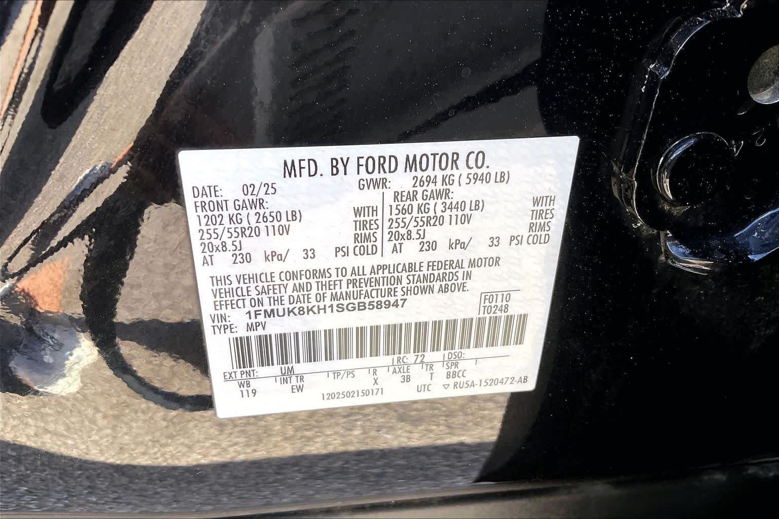 Used 2025 Agate Black Ford ST-Line image 33