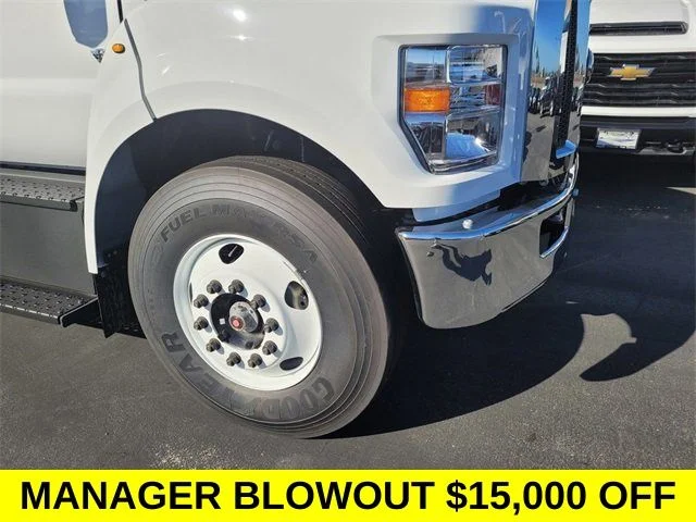 New 2024 Oxford White Ford F-650 SD Gas Straight Frame image 3