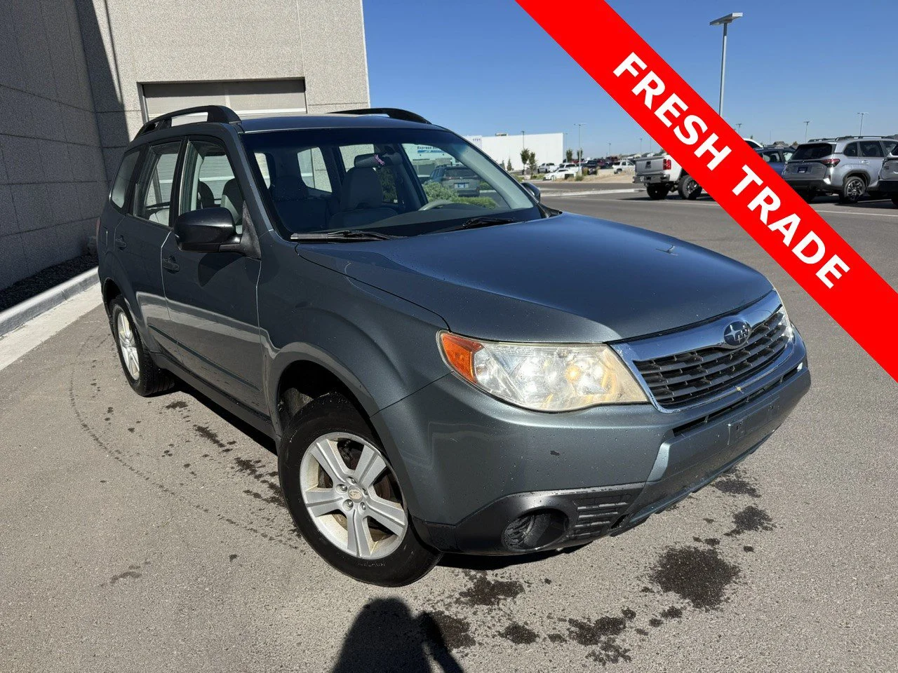 Used 2010 Sage Green Metallic Subaru 2.5X image 1