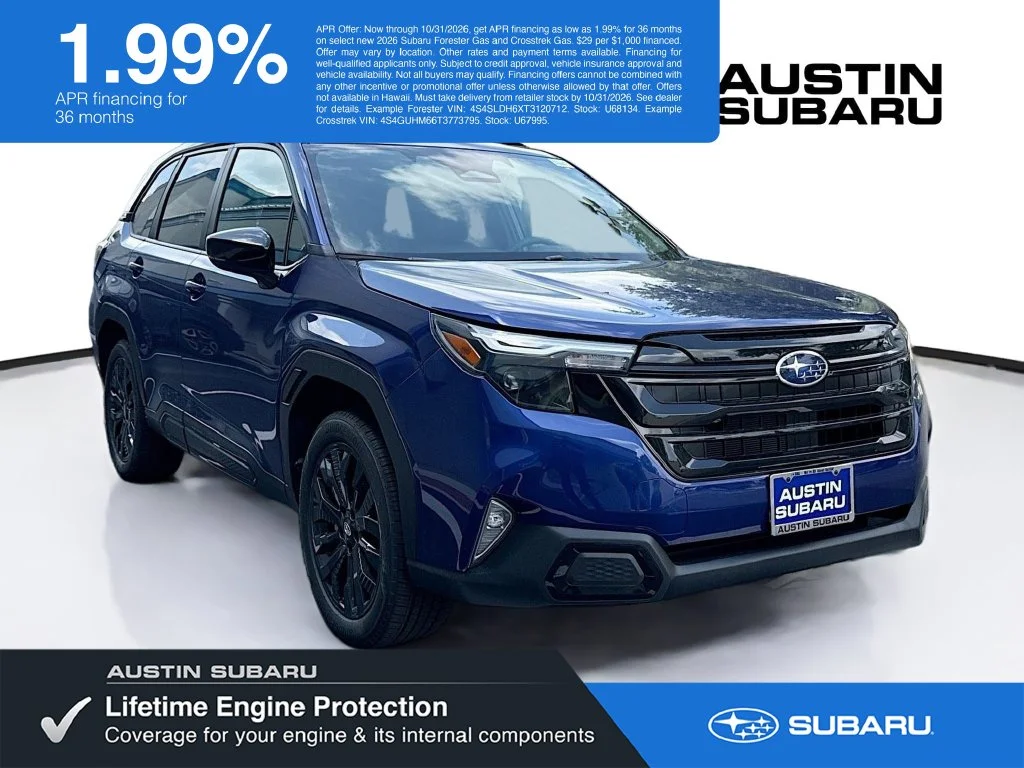 New 2026 Blue Subaru Sport image 1