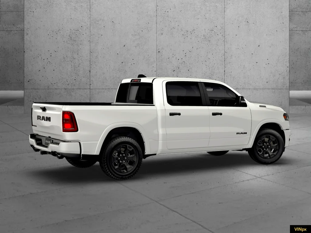 New 2026 Bright White Clear-Coat Exterior Paint RAM Big Horn/Lone Star image 5