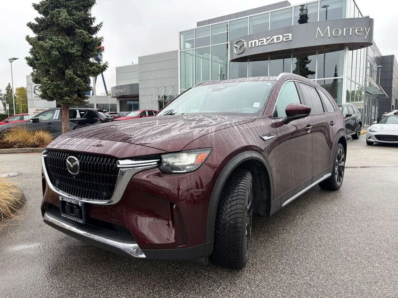 Used 2024 Artisan Red Crystal Metallic Mazda GT Save at the pump with a PHEV! Top of the line GT model. Check it out image 1