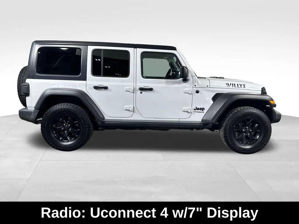 Used 2020 White Jeep Unlimited Sport image 13