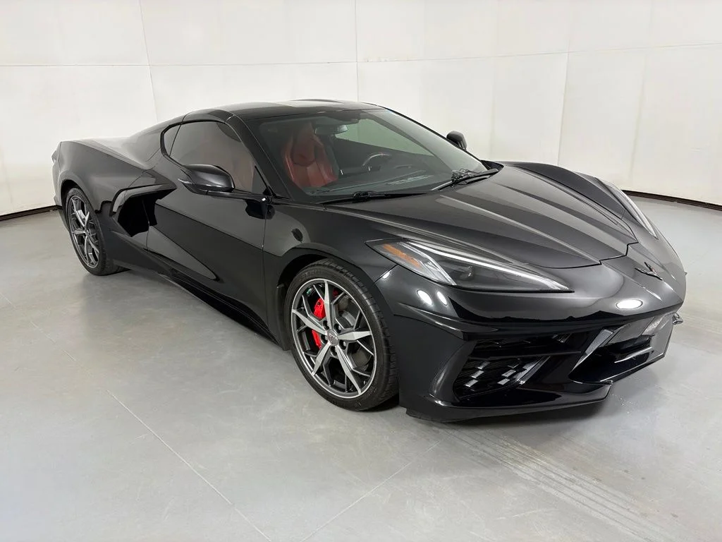 Certified Used 2023 Black Chevrolet Stingray image 2