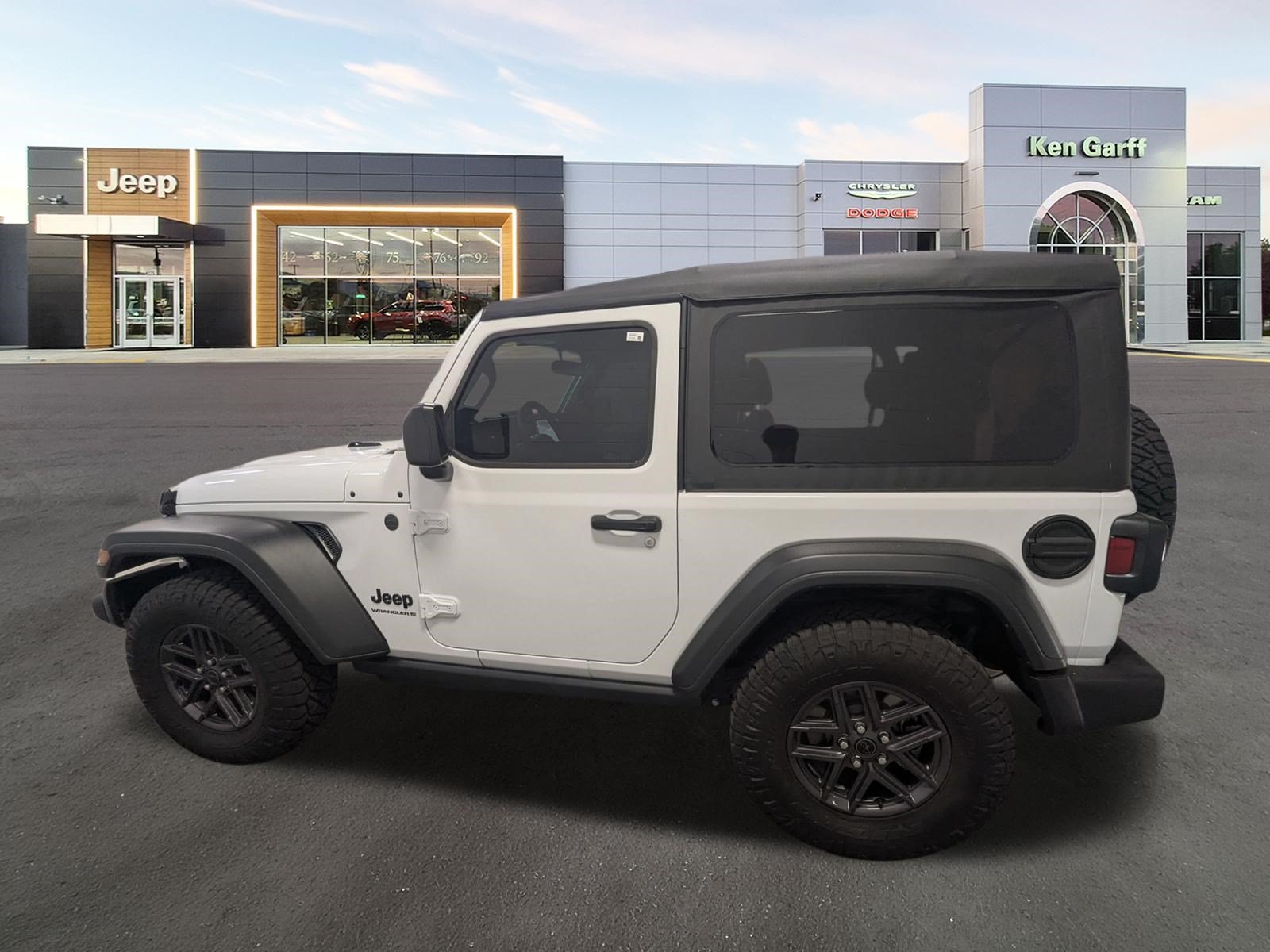 Used 2026 Bright White Clearcoat Jeep Sport image 8