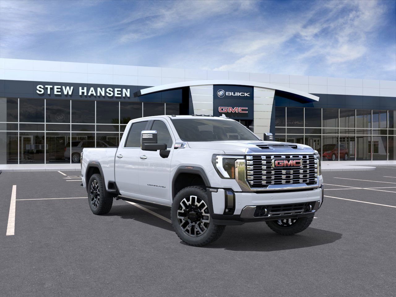 New 2026 Glacier White Tricoat GMC Denali image 1