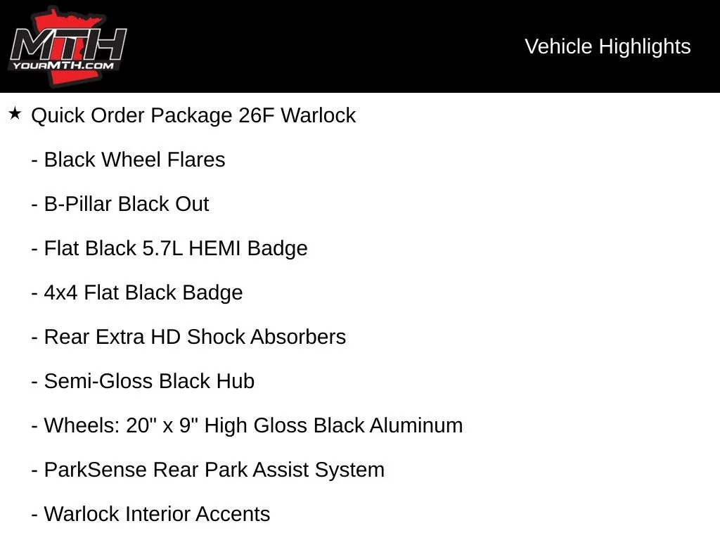 Certified Used 2023 Red Ram Warlock image 10