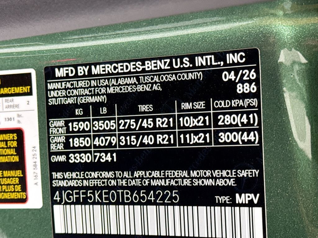 New 2026 MANUFAKTUR Ireland Mid Green Metallic Mercedes-Benz GLS 450 image 34