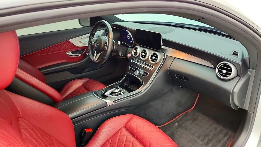 Used 2021 Iridium Silver Metallic Mercedes-Benz C 300 Coupe w/ AMG® Line & Designo Nappa Leather Pkg image 23