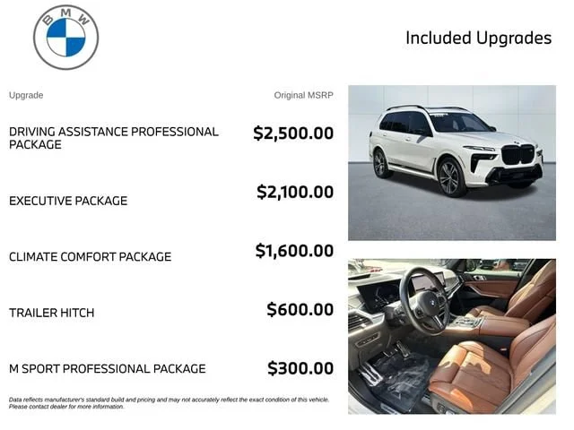Certified Used 2025 Mineral White BMW M60i image 3