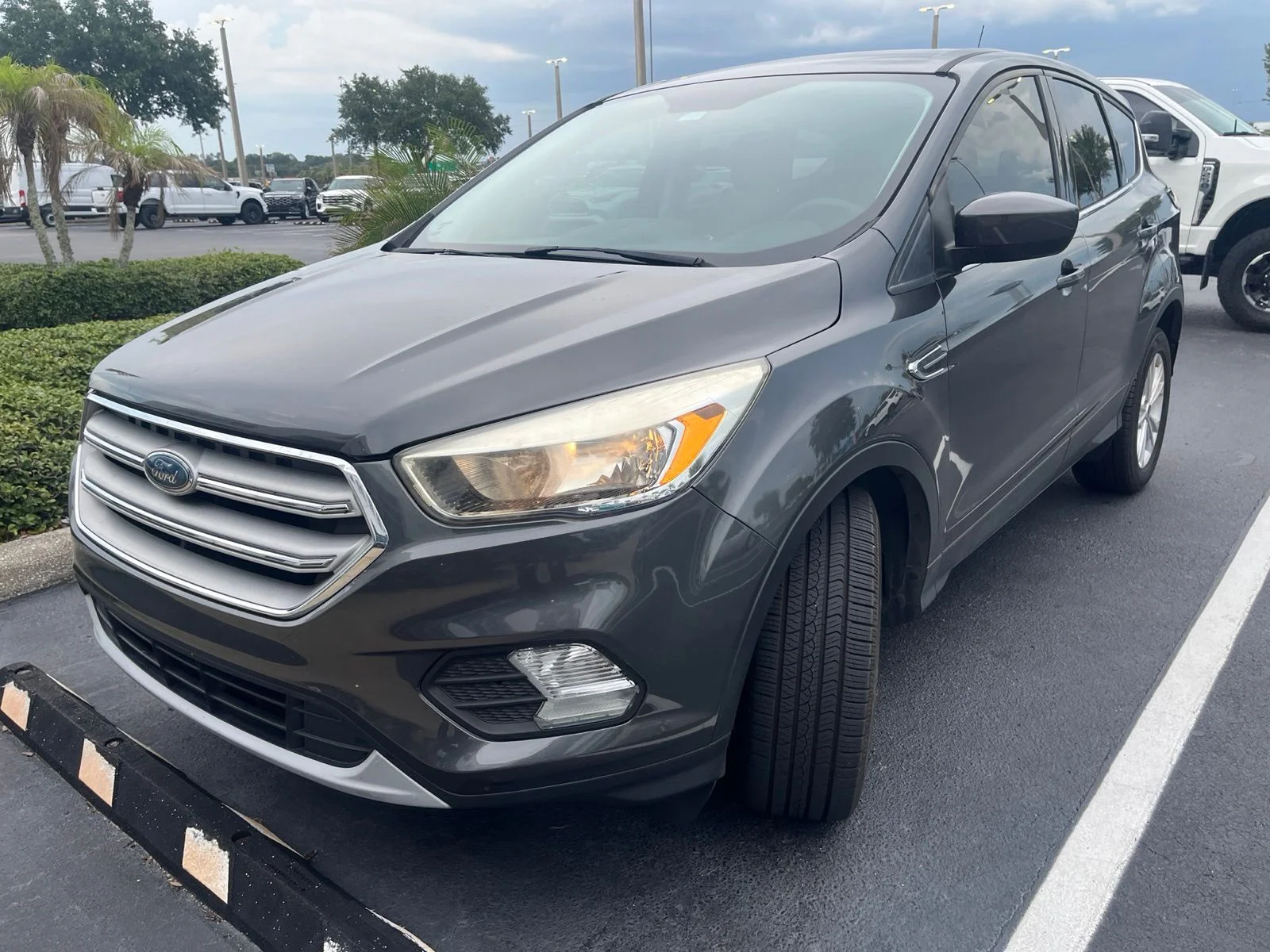 Certified Used 2019 Gray Ford SE image 2