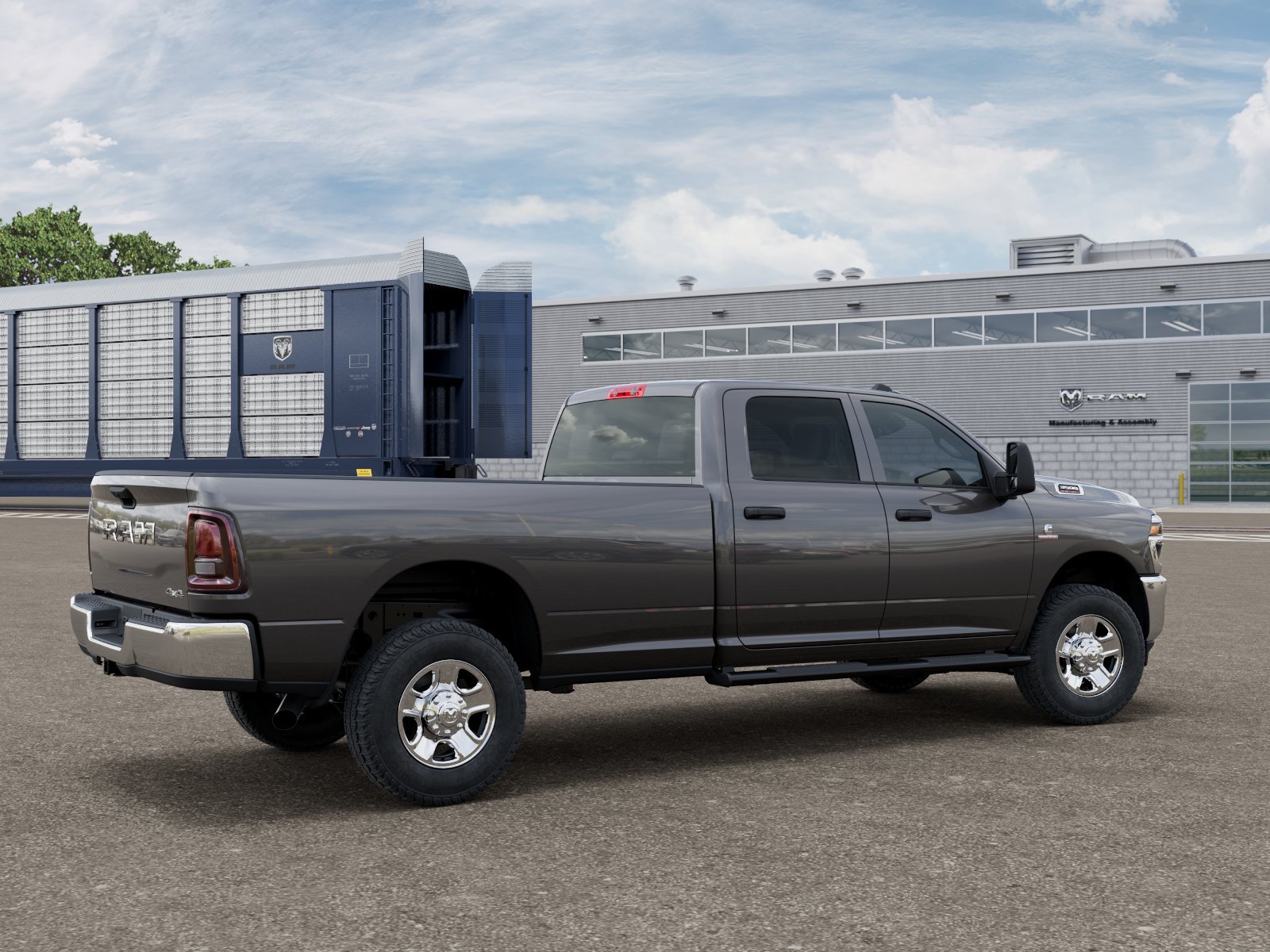 New 2027 Granite Crystal Metallic Clear-Coat Exterior Paint RAM TRADESMAN image 2