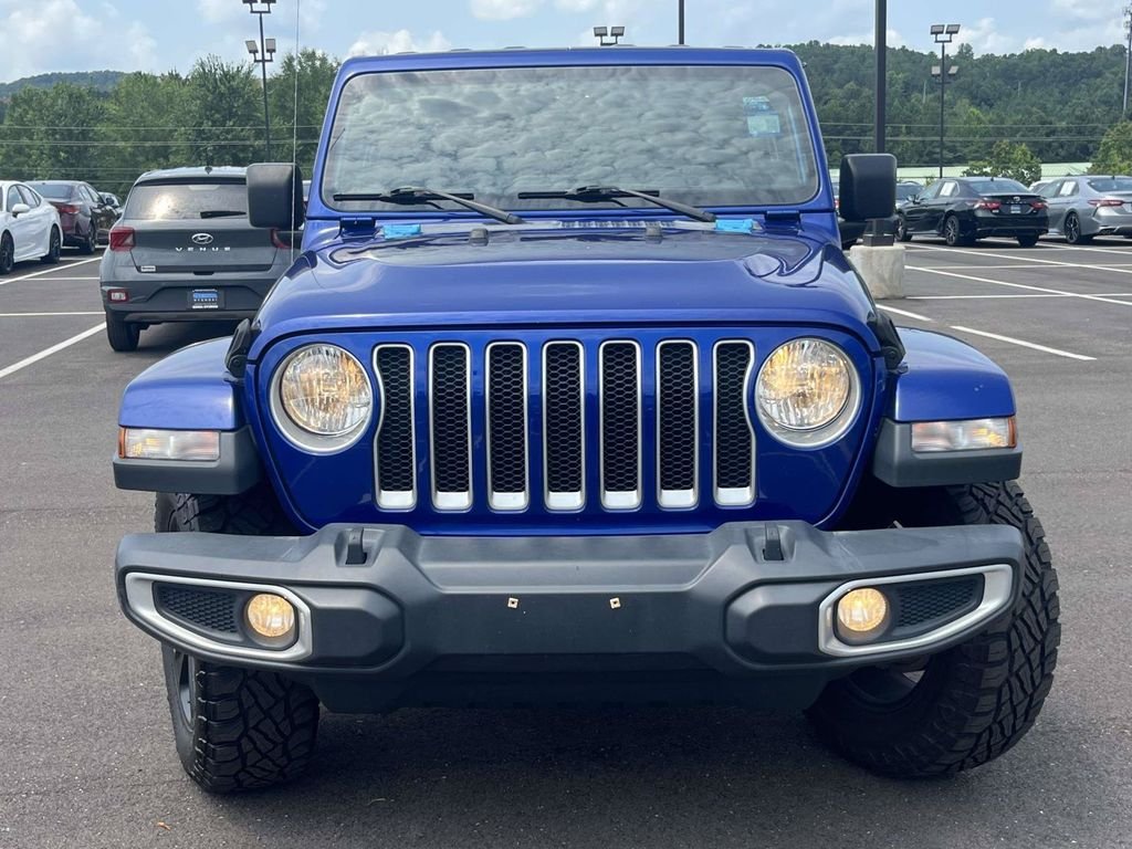 Used 2019 Blue Jeep Unlimited Sahara image 8