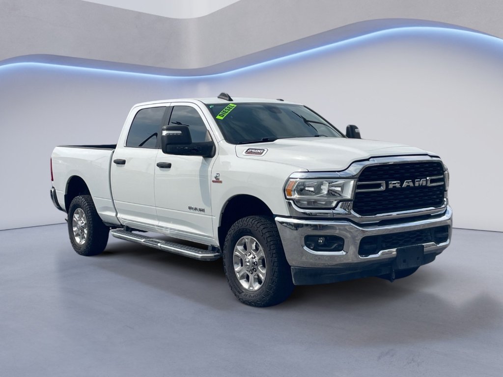 Used 2024 Bright White Clearcoat Ram Big Horn image 1