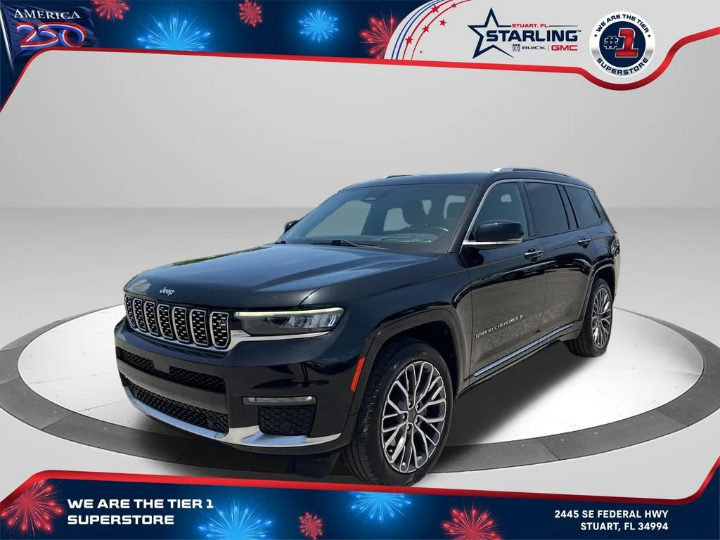 Used 2021 Black Jeep Summit Reserve 4x4 image 1