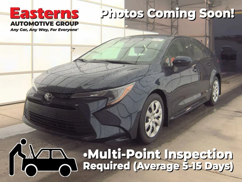 Used 2023 Blue Toyota LE image 1