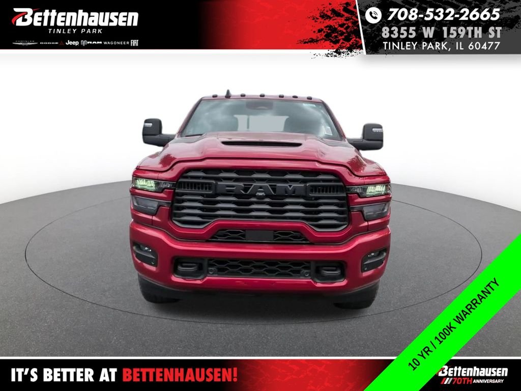 New 2026 Molten Red Pearl-Coat Exterior Paint RAM Black Express image 17