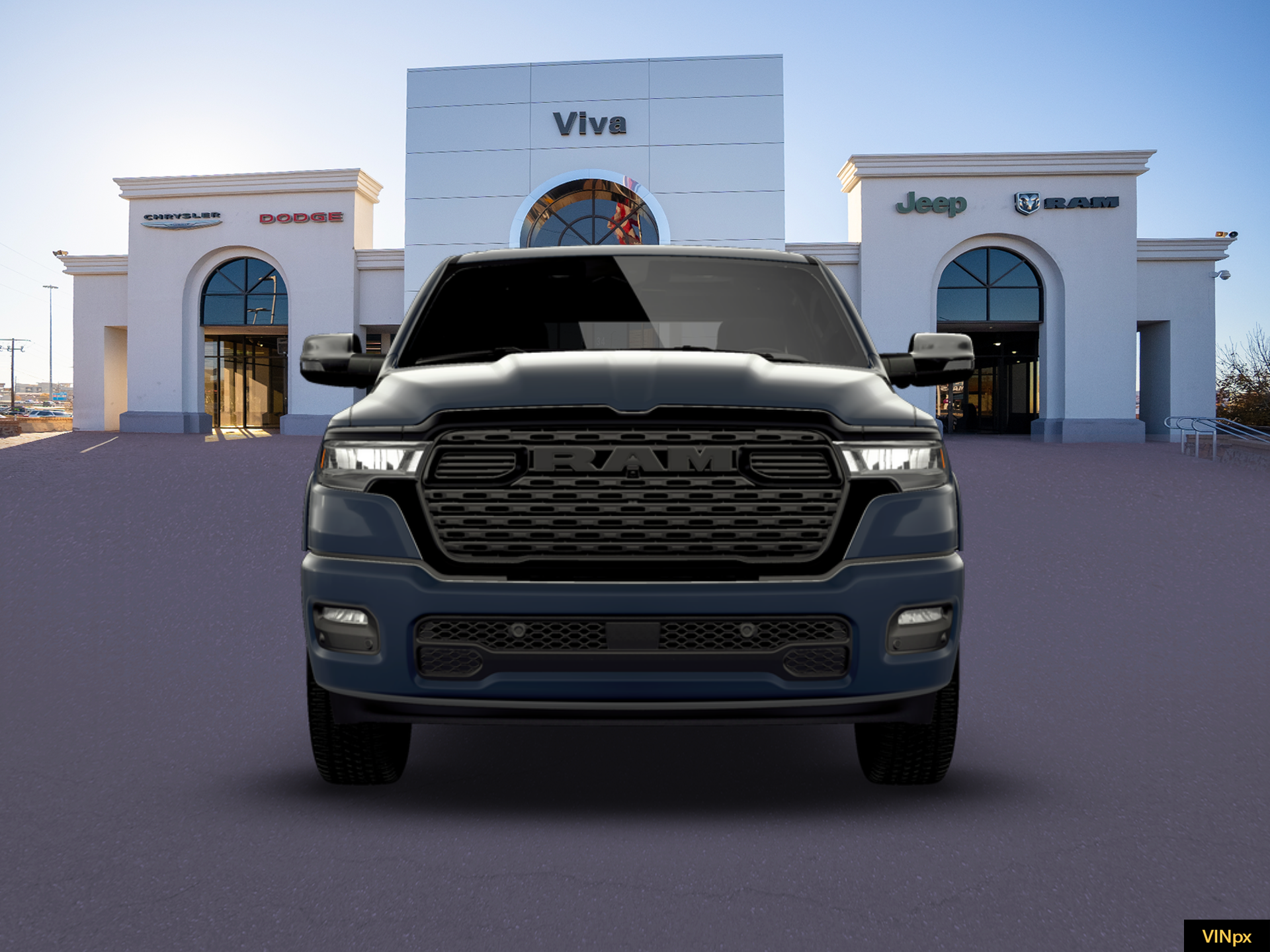 New 2026 Forged Blue Metallic Exterior Paint RAM Big Horn/Lone Star image 24