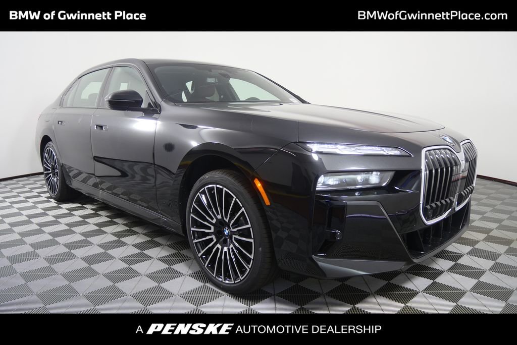 New 2026 Black Sapphire Metallic BMW 740i image 1