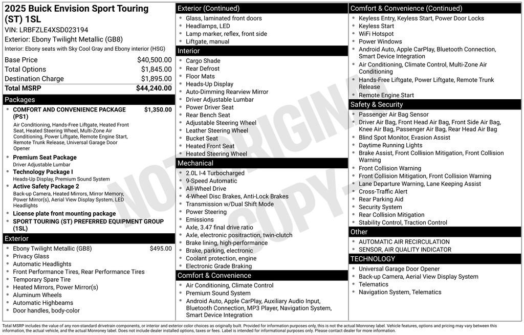 2025 Buick Envision Sport Touring - Photo 6