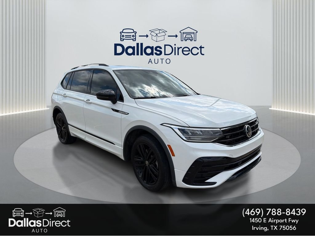 Used 2022 Oryx White Pearl Volkswagen SE R-Line Black image 2