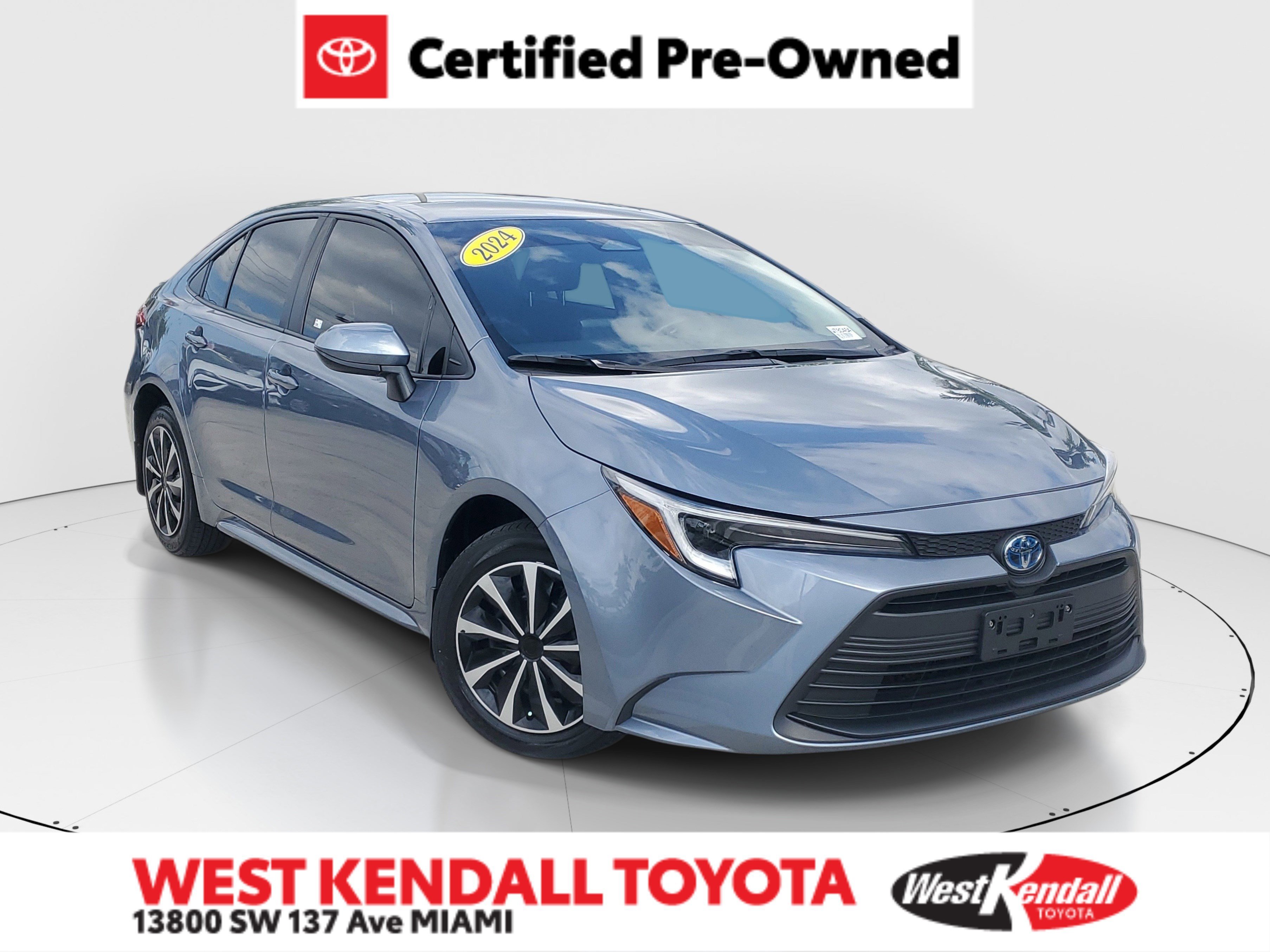 Certified Pre-Owned 2024 Toyota Corolla Hybrid LE in Miami @ West