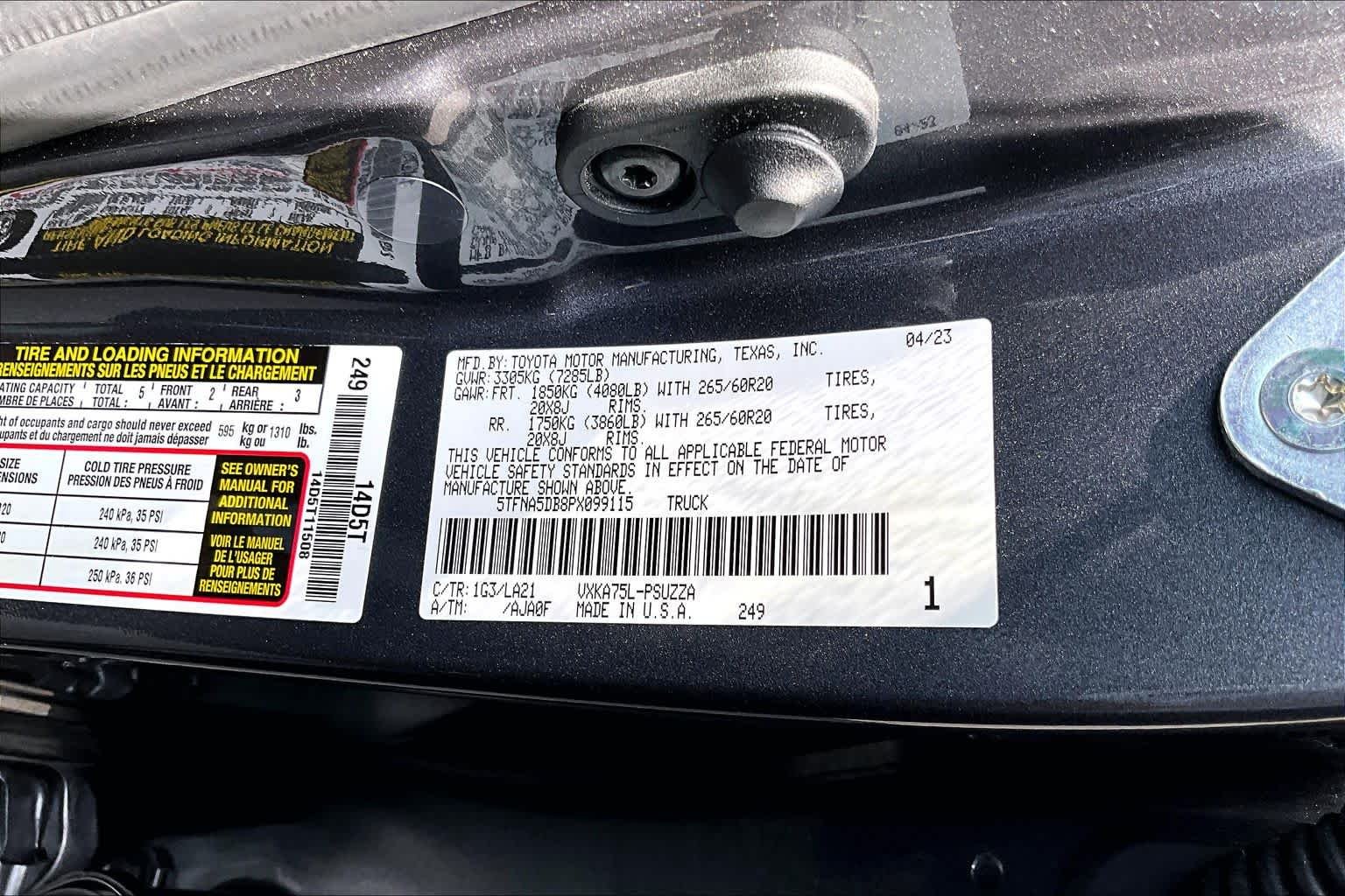 Used 2023 Magnetic Gray Metallic Toyota Platinum image 34