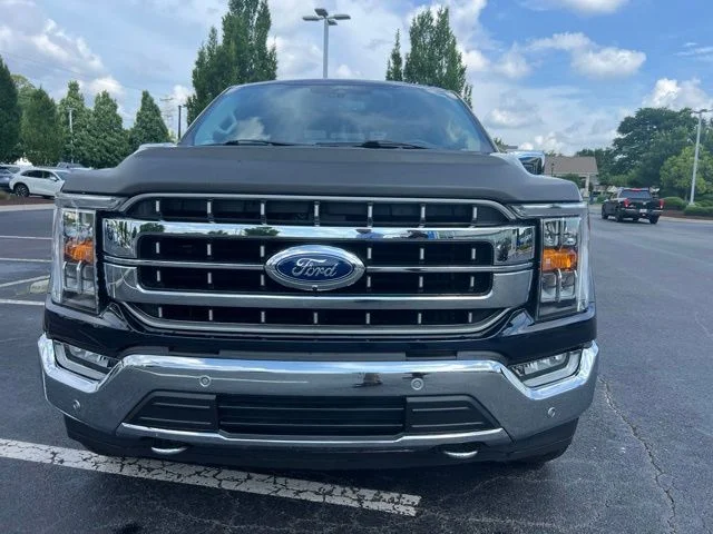 Used 2021 Antimatter Blue Metallic Ford Lariat image 3