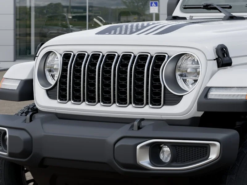 New 2027 Bright White Clear-Coat Paint Jeep Sahara image 11
