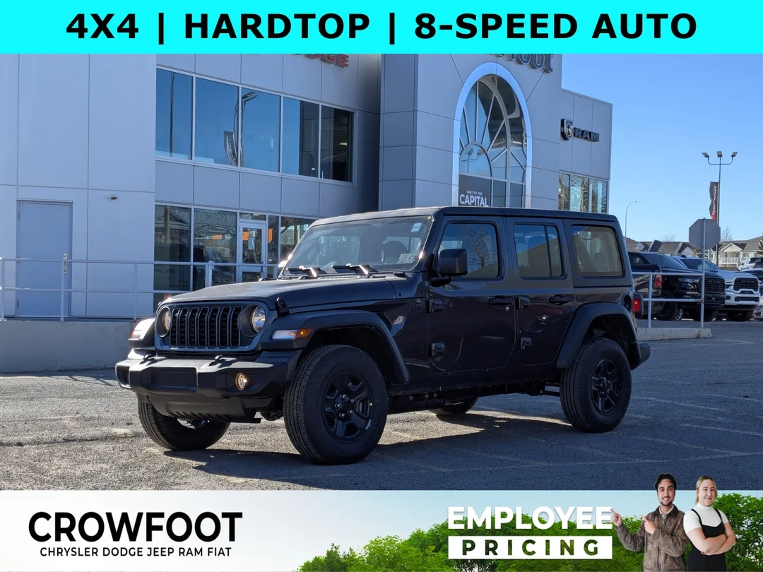 New 2026 Grey Jeep Sport - - 4x4 - 3.6L V6 Engine - 12.3 Uconnect 5 - 3- Piece Hardtop & More! image 1