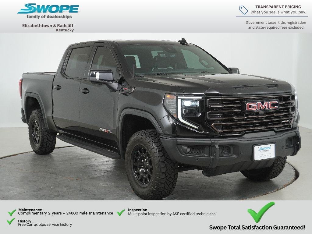 Used 2024 Onyx Black GMC AT4X image 1