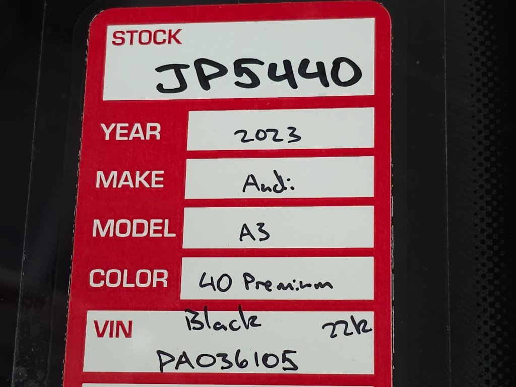 Used 2023 Black Audi 40 Premium image 32
