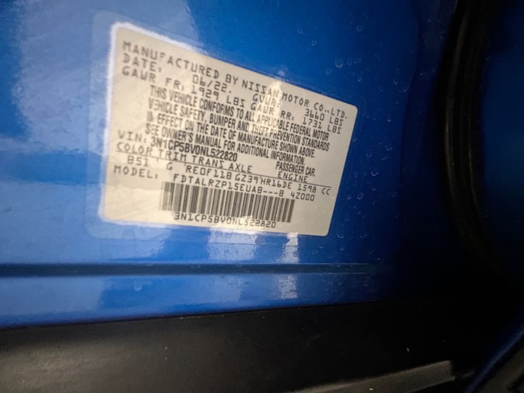 Used 2022 Blue Nissan S image 20