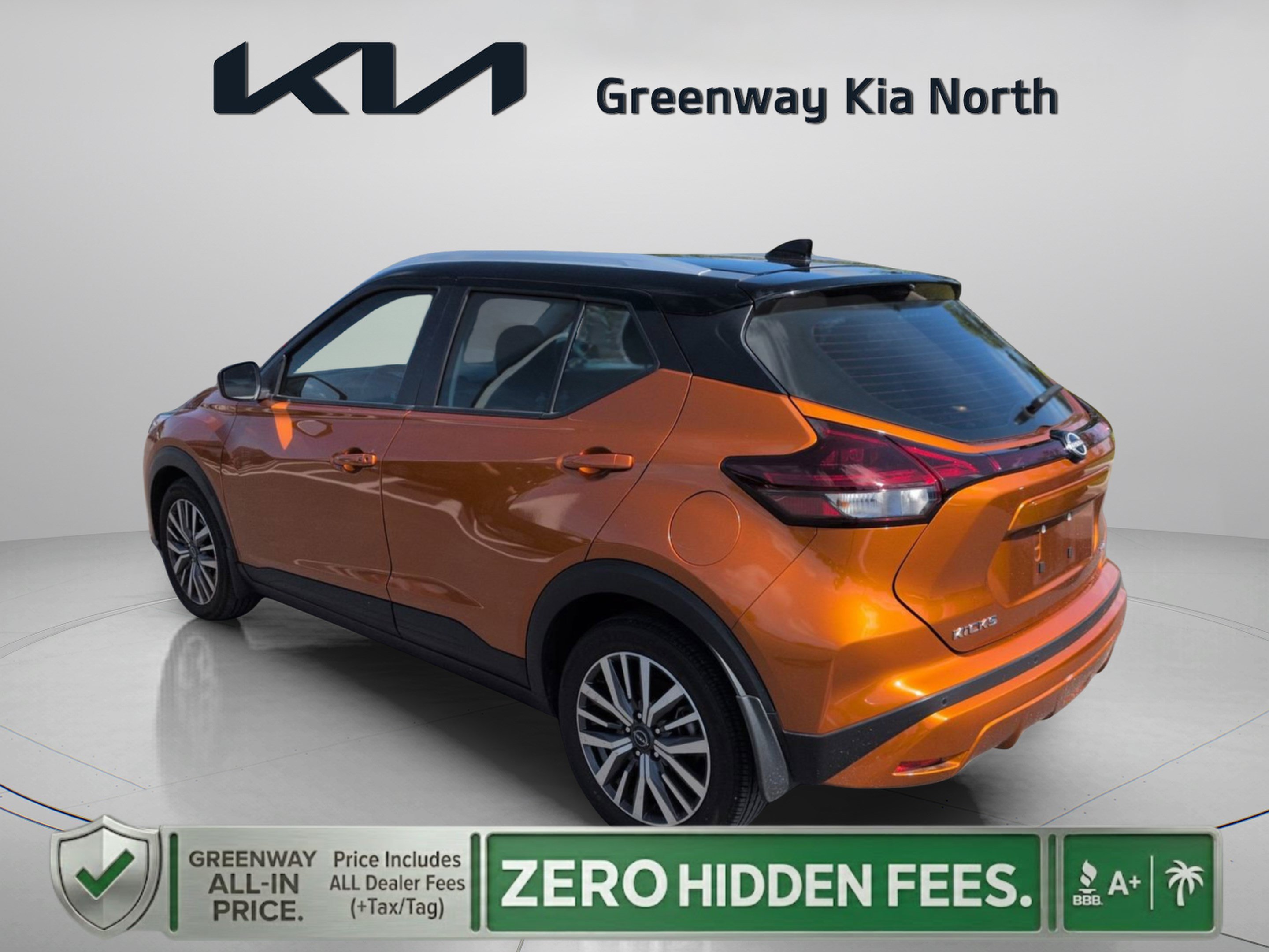 Used 2024 Monarch Orange Metallic/Super Black Nissan SV image 6