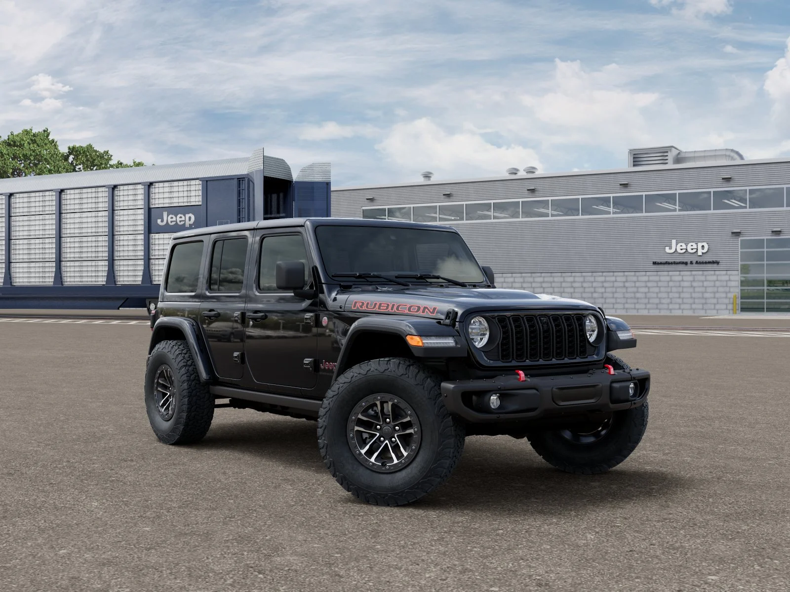 New 2027 Black Clearcoat Jeep Rubicon X image 3