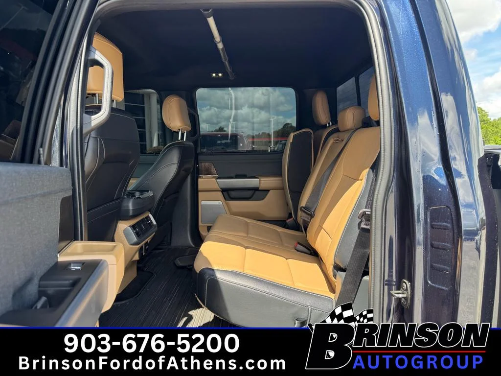 Used 2021 Antimatter Blue Metallic Ford LARIAT image 9