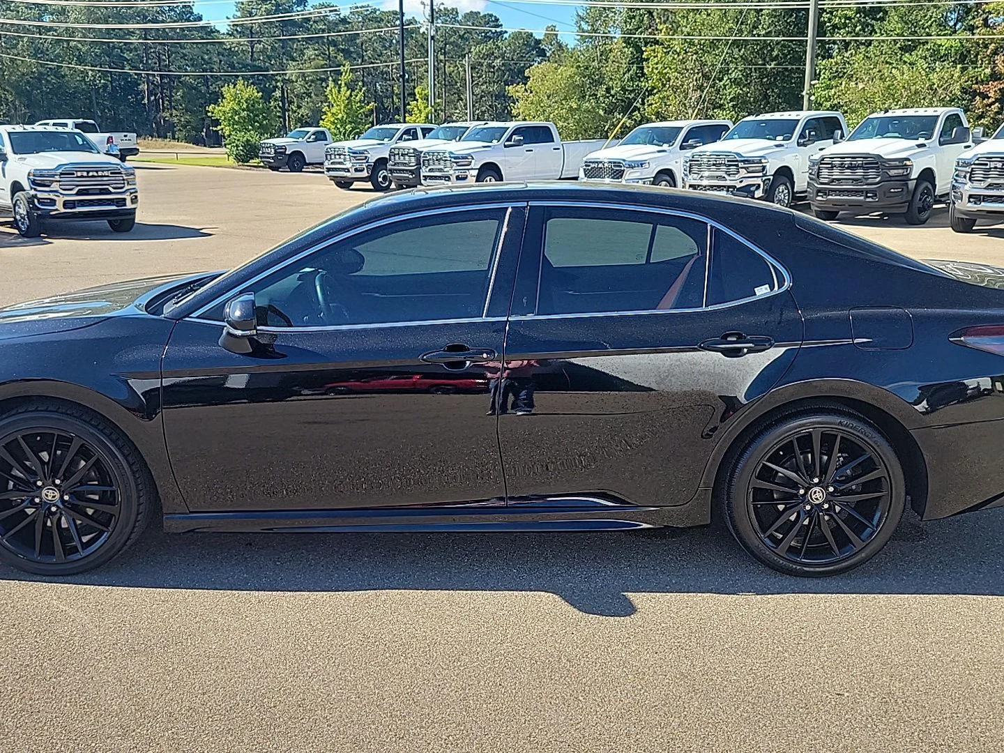 Used 2024 Midnight Black Metallic Toyota XSE image 11