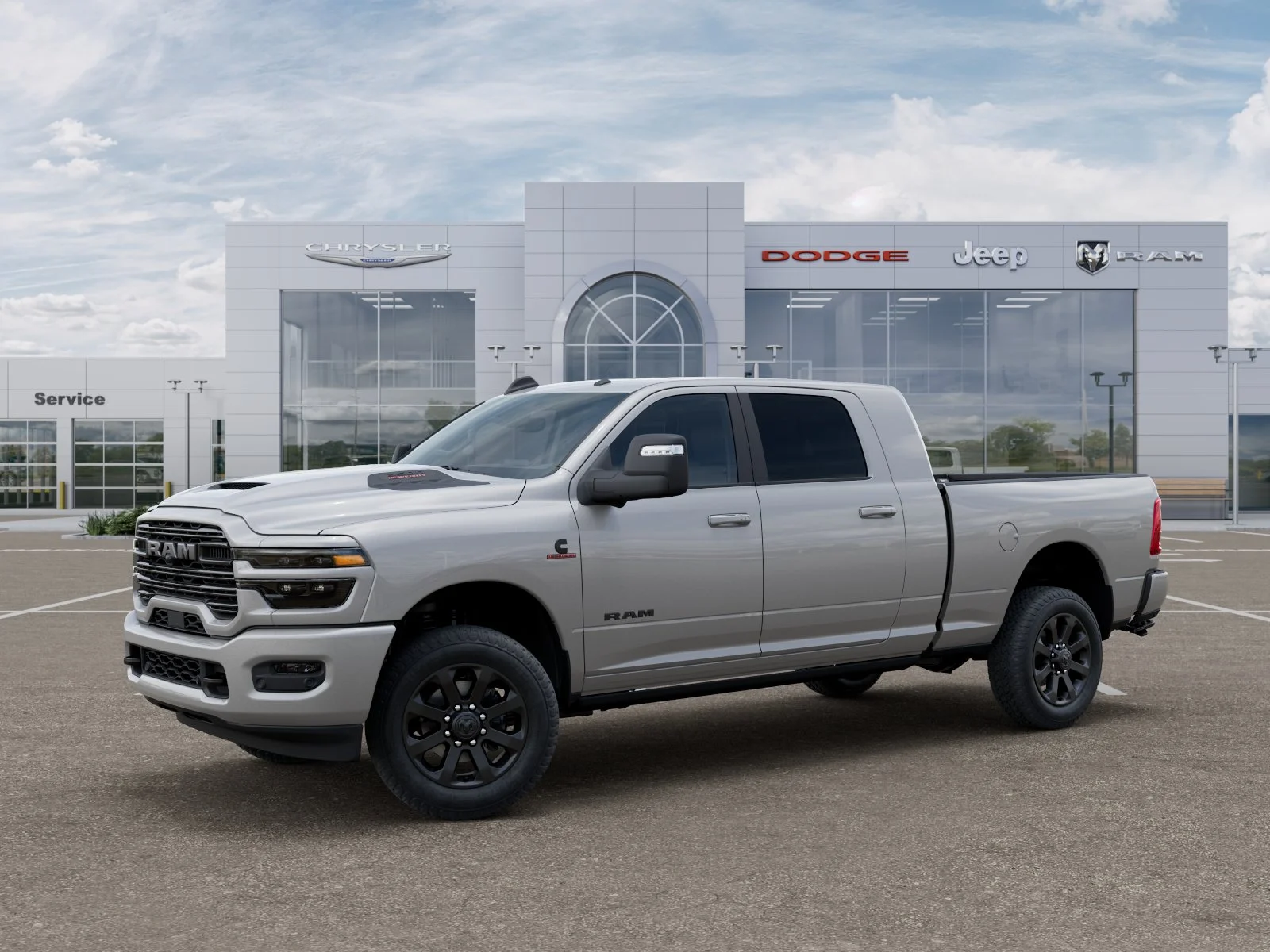 New 2026 Silver-Zynith Exterior Paint RAM Laramie image 12